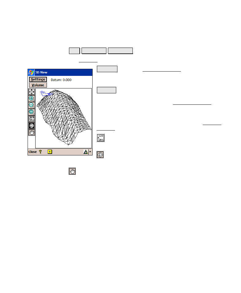 3d view | Spectra Precision Survey Pro v4.6 Recon-Nomad Reference Manual User Manual | Page 97 / 481