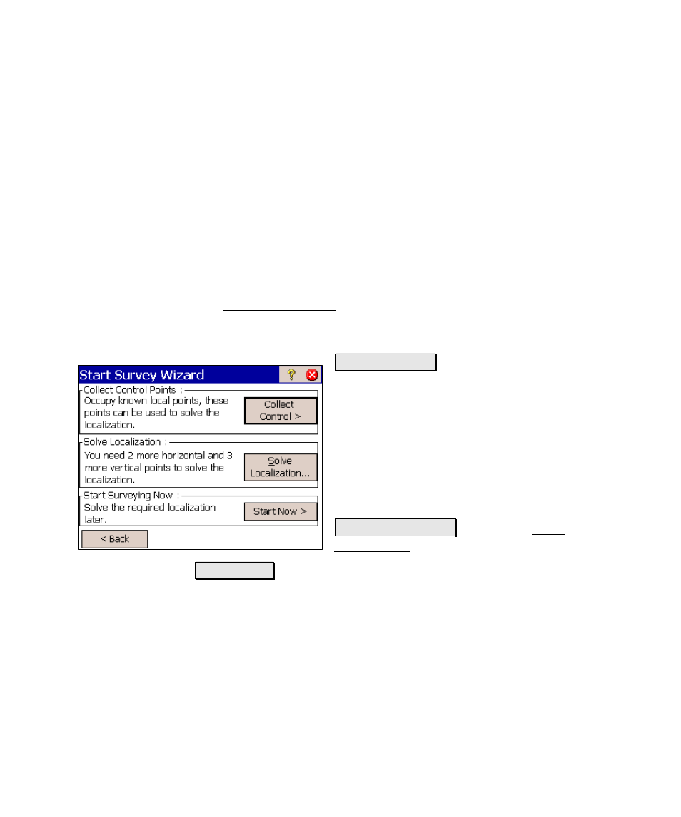 Solve localization | Spectra Precision Survey Pro v4.6 Ranger Reference Manual User Manual | Page 201 / 480
