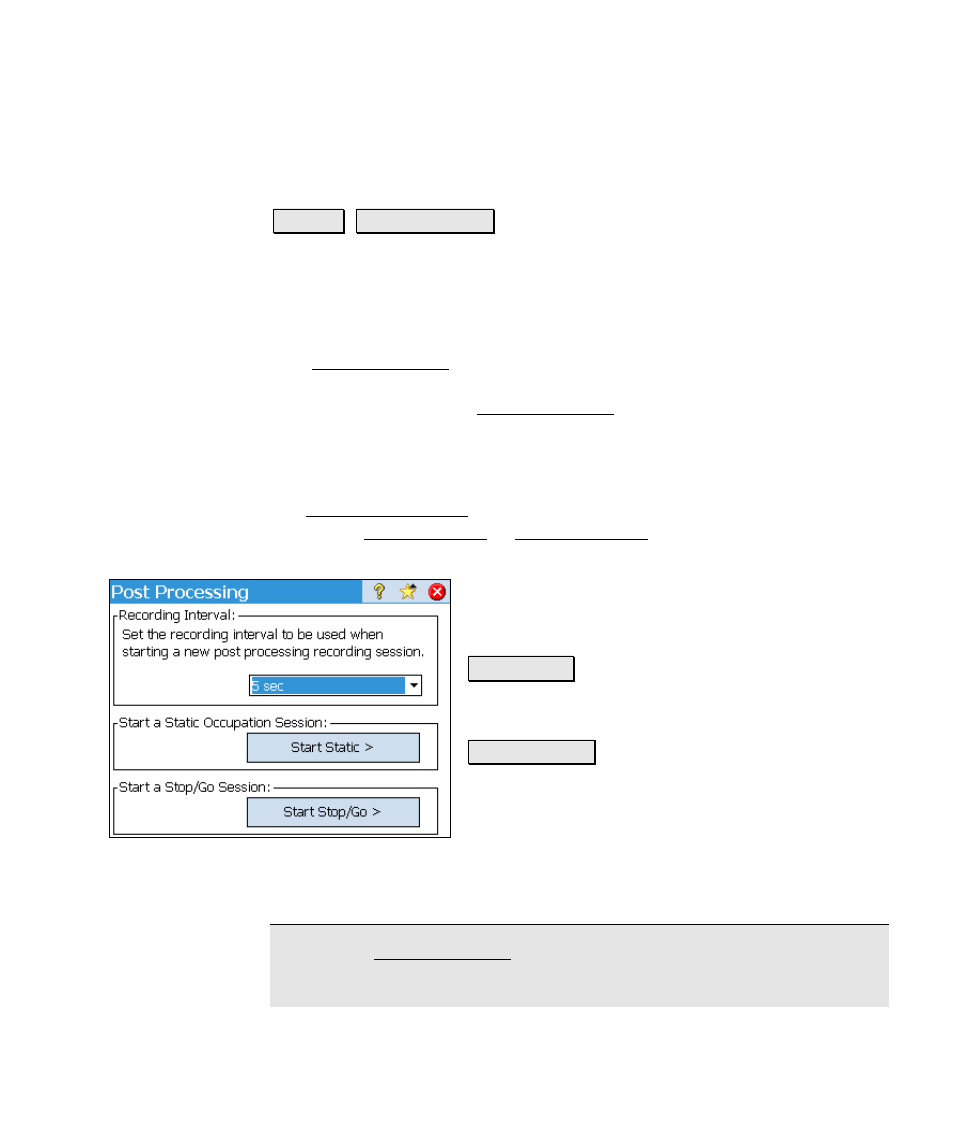 Post processing | Spectra Precision Survey Pro v4.6 Ranger Reference Manual User Manual | Page 211 / 480