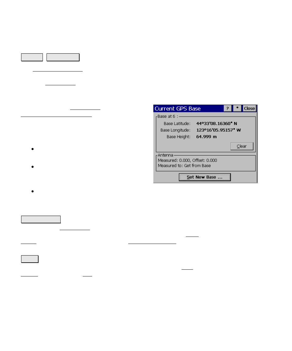 Base setup | Spectra Precision Survey Pro v4.6 Ranger Reference Manual User Manual | Page 216 / 480