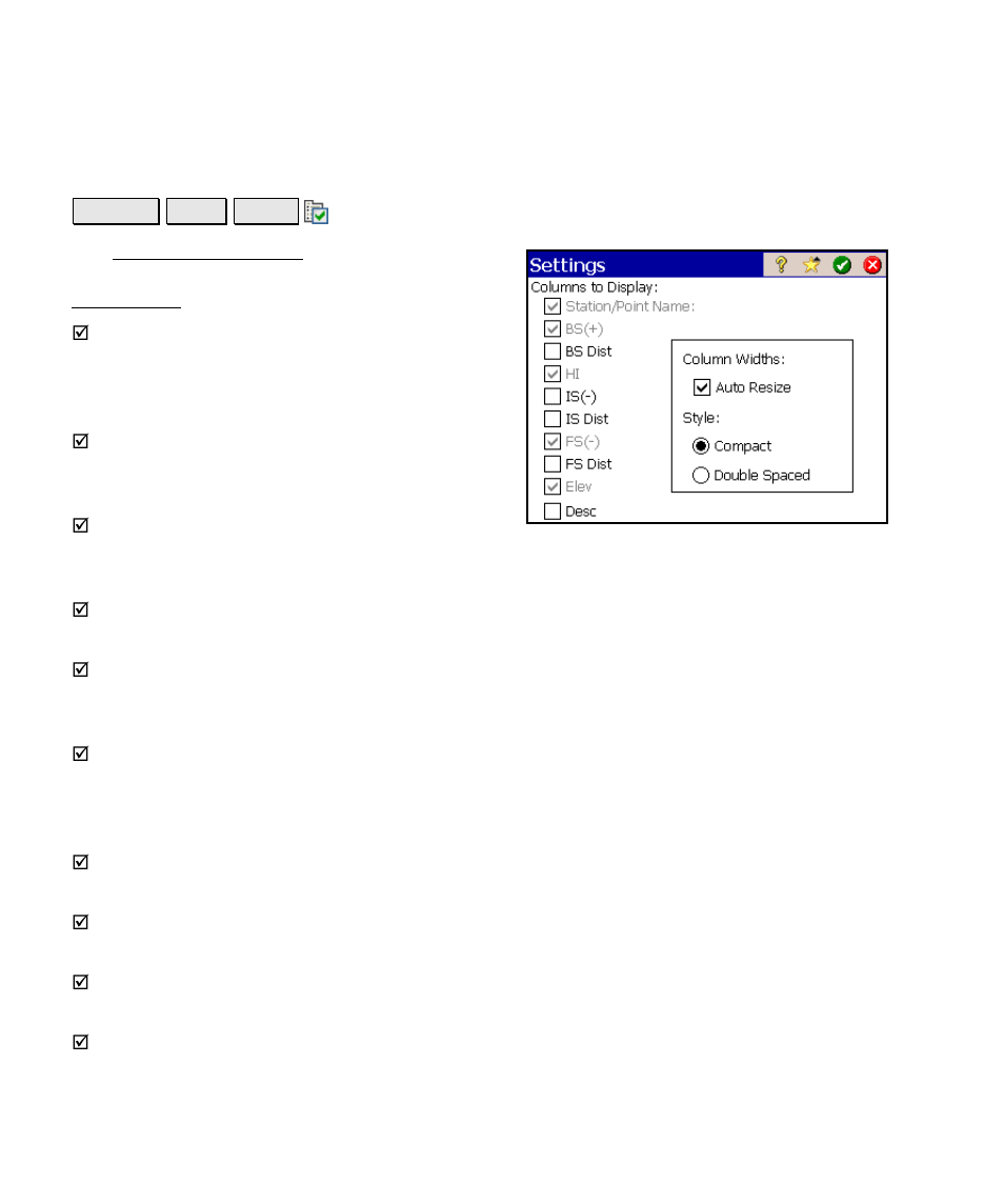 Level notes settings | Spectra Precision Survey Pro v4.6 Ranger Reference Manual User Manual | Page 272 / 480