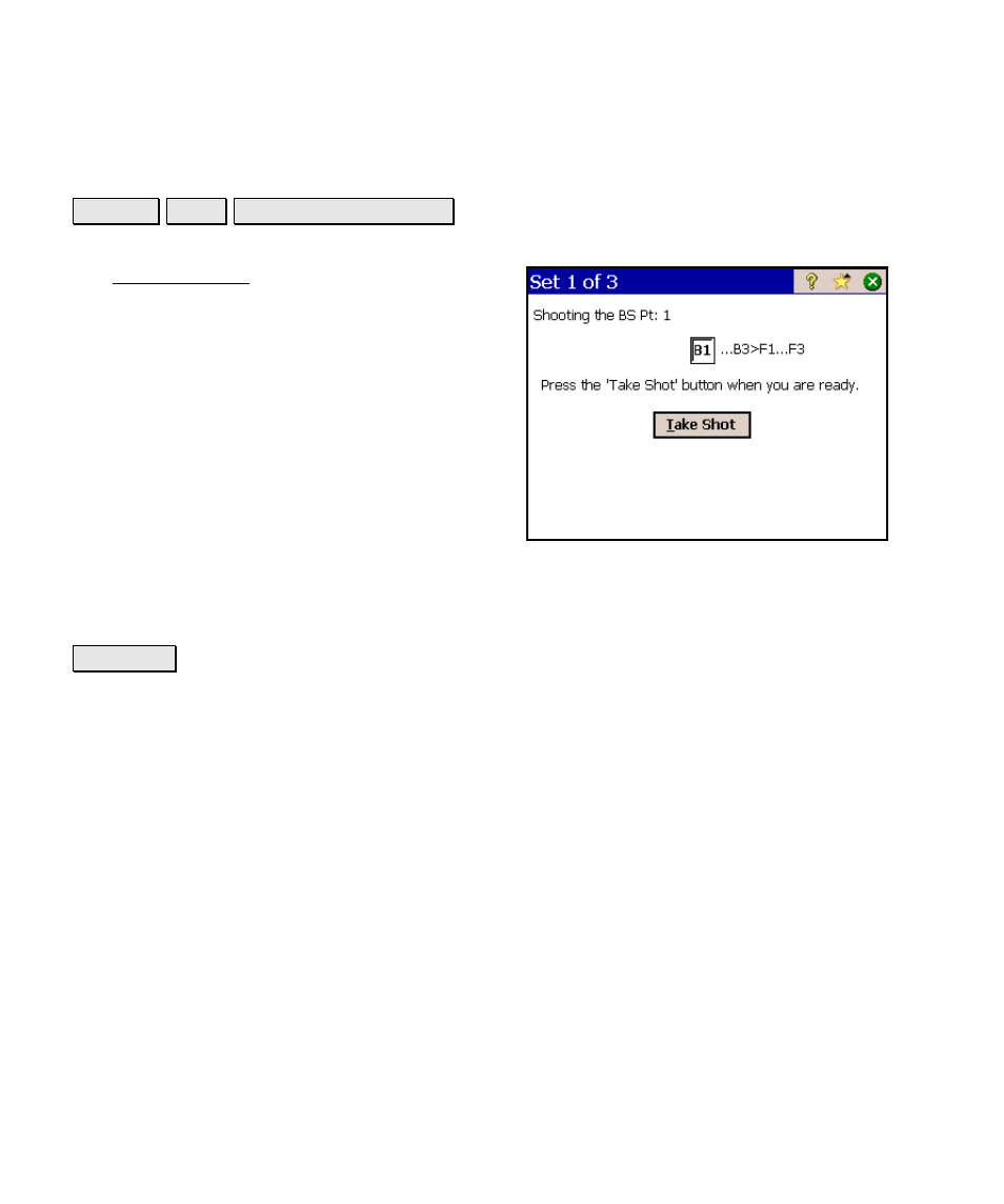 Leveling shots | Spectra Precision Survey Pro v4.6 Ranger Reference Manual User Manual | Page 274 / 480