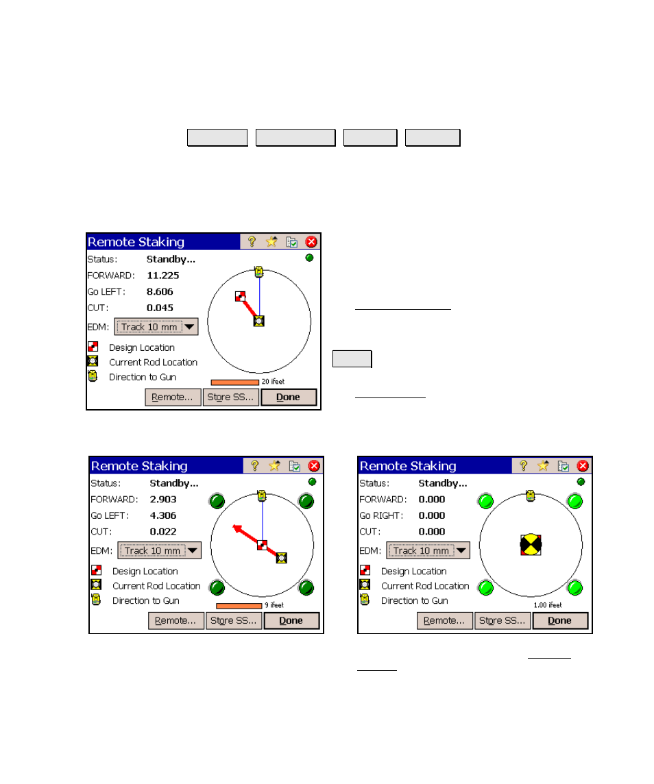 Remote staking | Spectra Precision Survey Pro v4.6 Ranger Reference Manual User Manual | Page 291 / 480