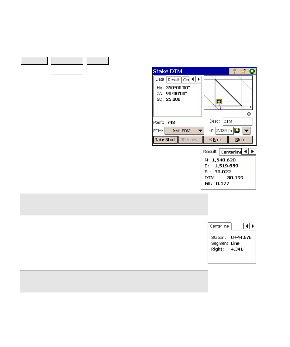 Stake dtm – screen two | Spectra Precision Survey Pro v4.6 Ranger Reference Manual User Manual | Page 334 / 480