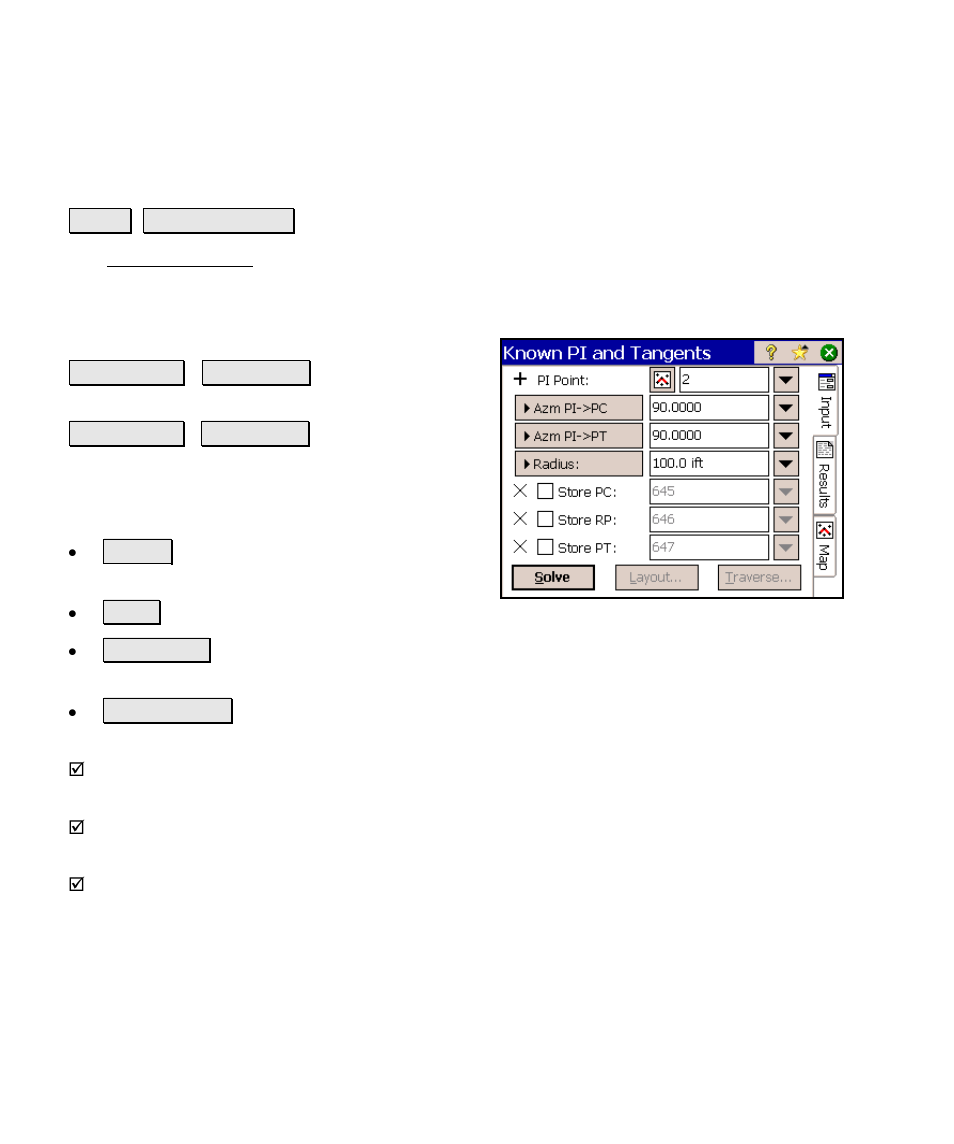 Known pi and tangents | Spectra Precision Survey Pro v4.6 Ranger Reference Manual User Manual | Page 392 / 480
