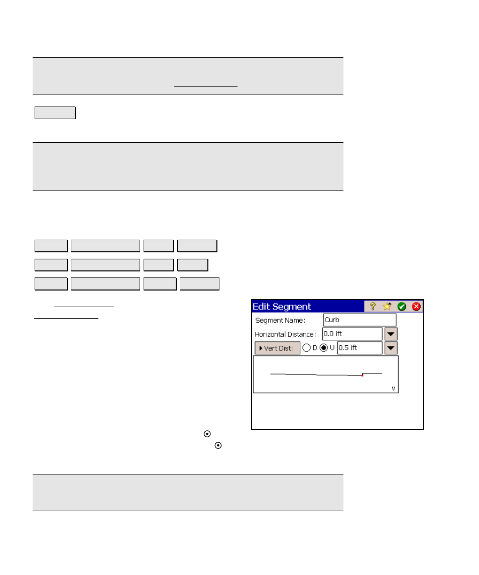 Edit segment | Spectra Precision Survey Pro v4.6 Ranger Reference Manual User Manual | Page 416 / 480