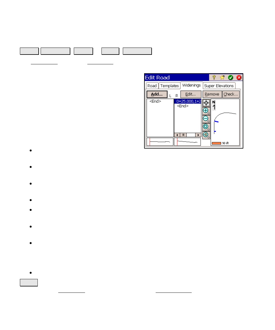 The widenings card | Spectra Precision Survey Pro v4.6 Ranger Reference Manual User Manual | Page 424 / 480