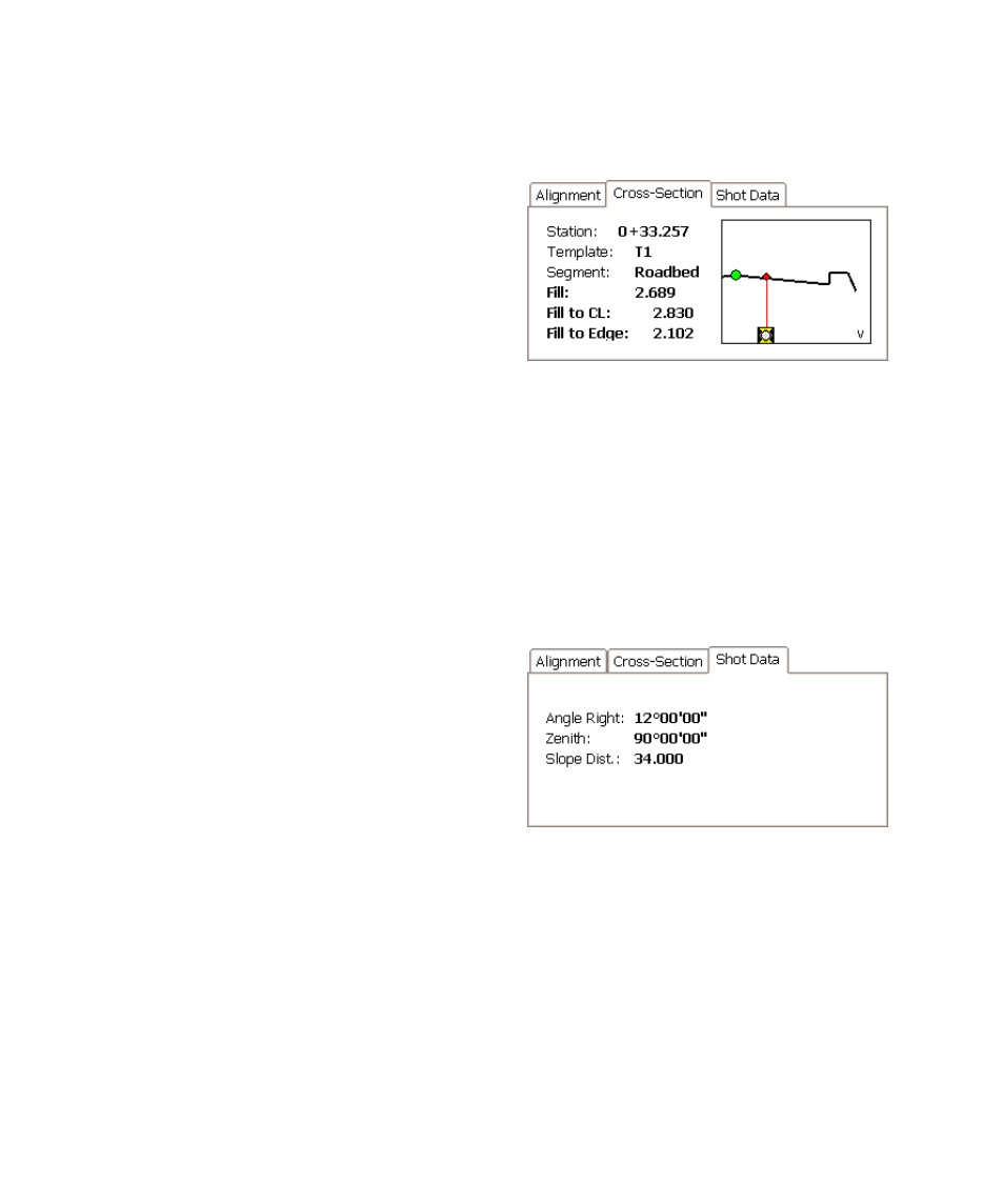 Shot data card | Spectra Precision Survey Pro v4.6 Ranger Reference Manual User Manual | Page 440 / 480