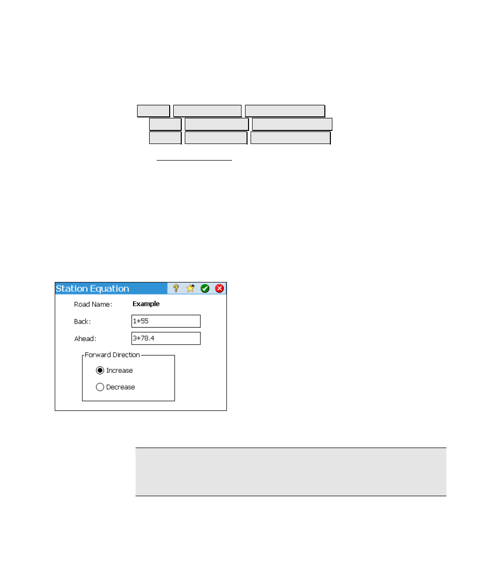 Station equation | Spectra Precision Survey Pro v4.6 Ranger Reference Manual User Manual | Page 441 / 480