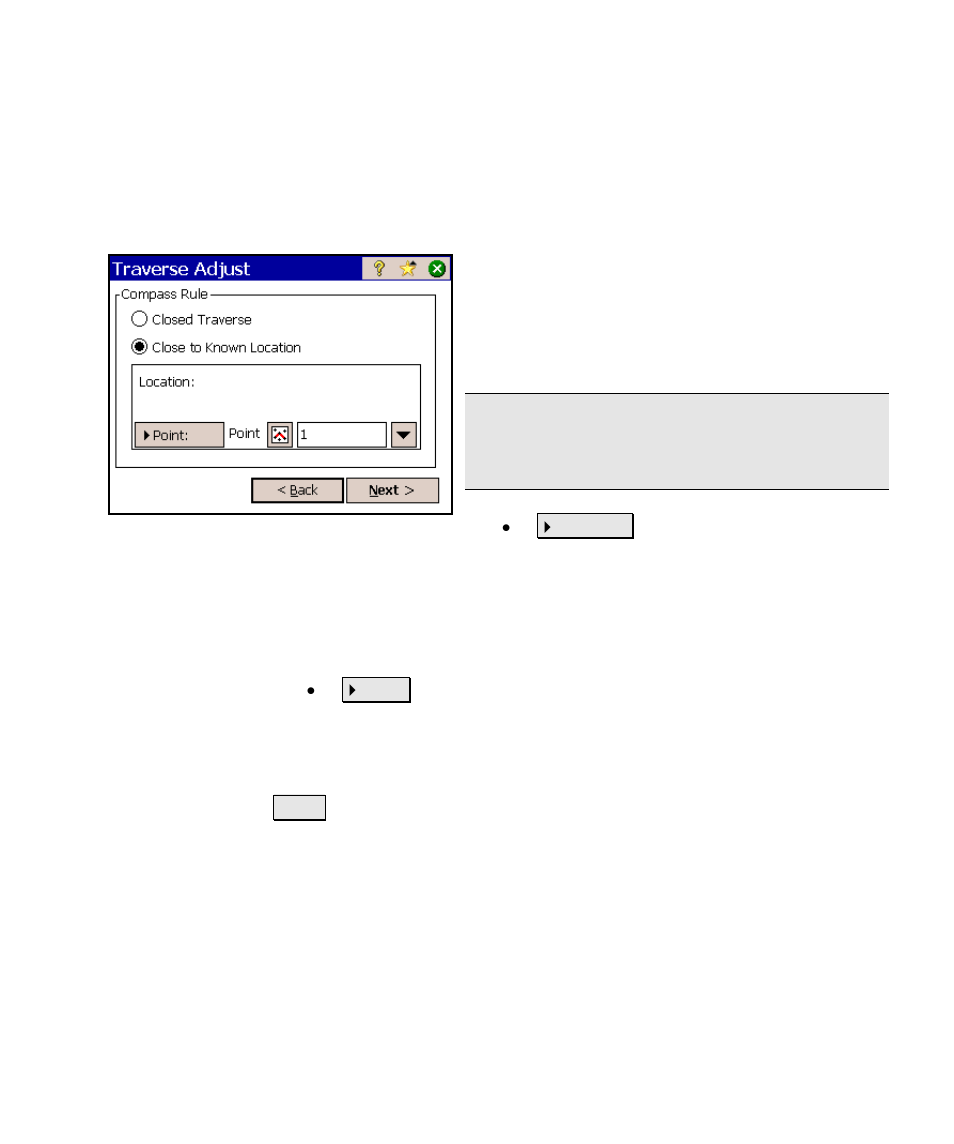 Traverse adjust – compass rule | Spectra Precision Survey Pro v4.6 Ranger Reference Manual User Manual | Page 451 / 480