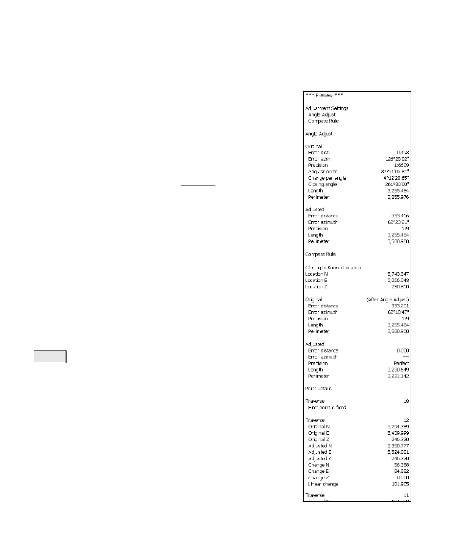 Traverse adjust – results | Spectra Precision Survey Pro v4.6 Ranger Reference Manual User Manual | Page 452 / 480