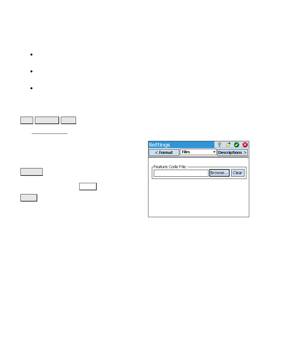 Files settings | Spectra Precision Survey Pro v4.6 Ranger Reference Manual User Manual | Page 52 / 480