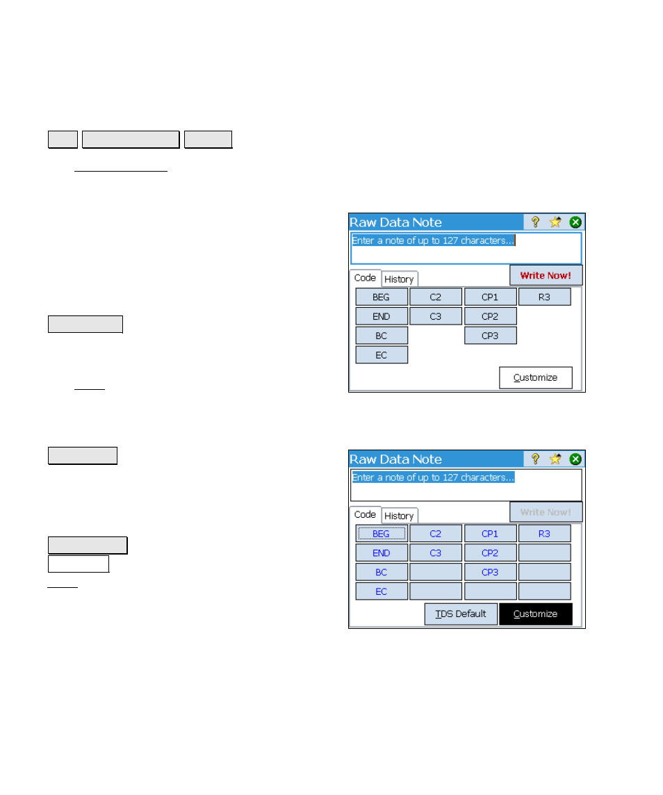 Raw data note | Spectra Precision Survey Pro v4.6 Ranger Reference Manual User Manual | Page 90 / 480