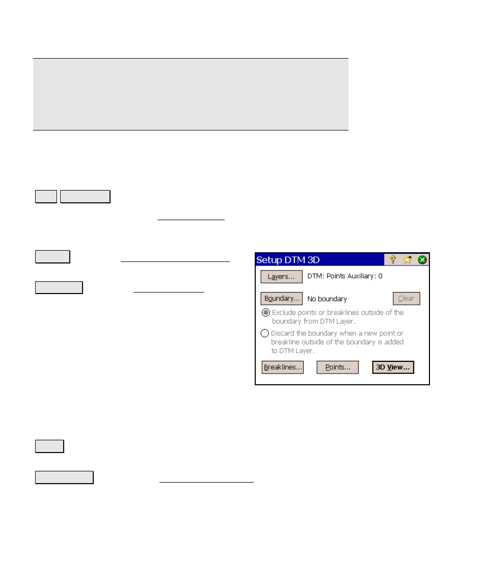 View dtm | Spectra Precision Survey Pro v4.6 Ranger Reference Manual User Manual | Page 92 / 480