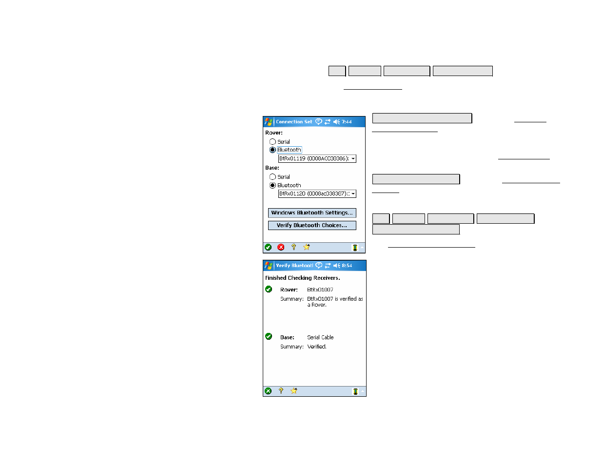 Change settings | Spectra Precision Survey Pro v4.5 Recon and Nomad Reference Manual User Manual | Page 115 / 469