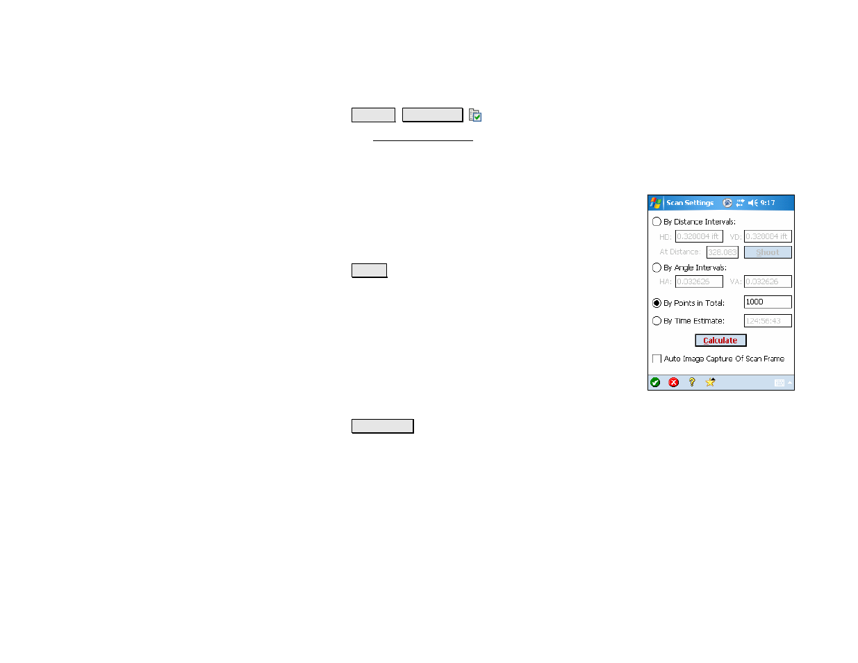 Video scan settings | Spectra Precision Survey Pro v4.5 Recon and Nomad Reference Manual User Manual | Page 152 / 469