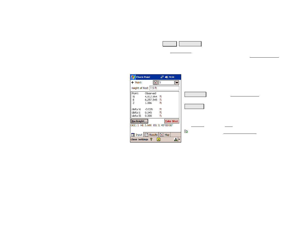 Check point | Spectra Precision Survey Pro v4.5 Recon and Nomad Reference Manual User Manual | Page 159 / 469