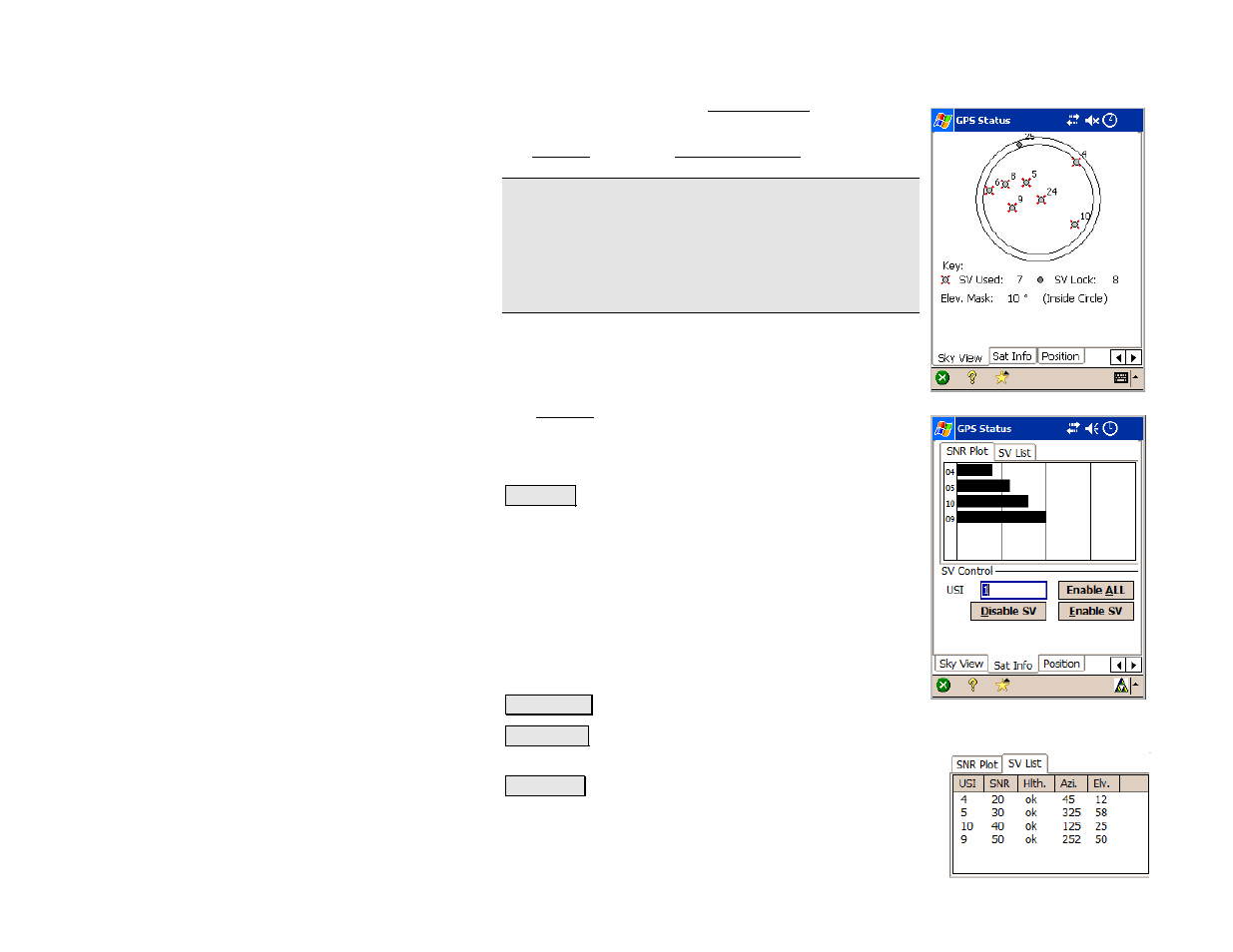 Sat info | Spectra Precision Survey Pro v4.5 Recon and Nomad Reference Manual User Manual | Page 180 / 469