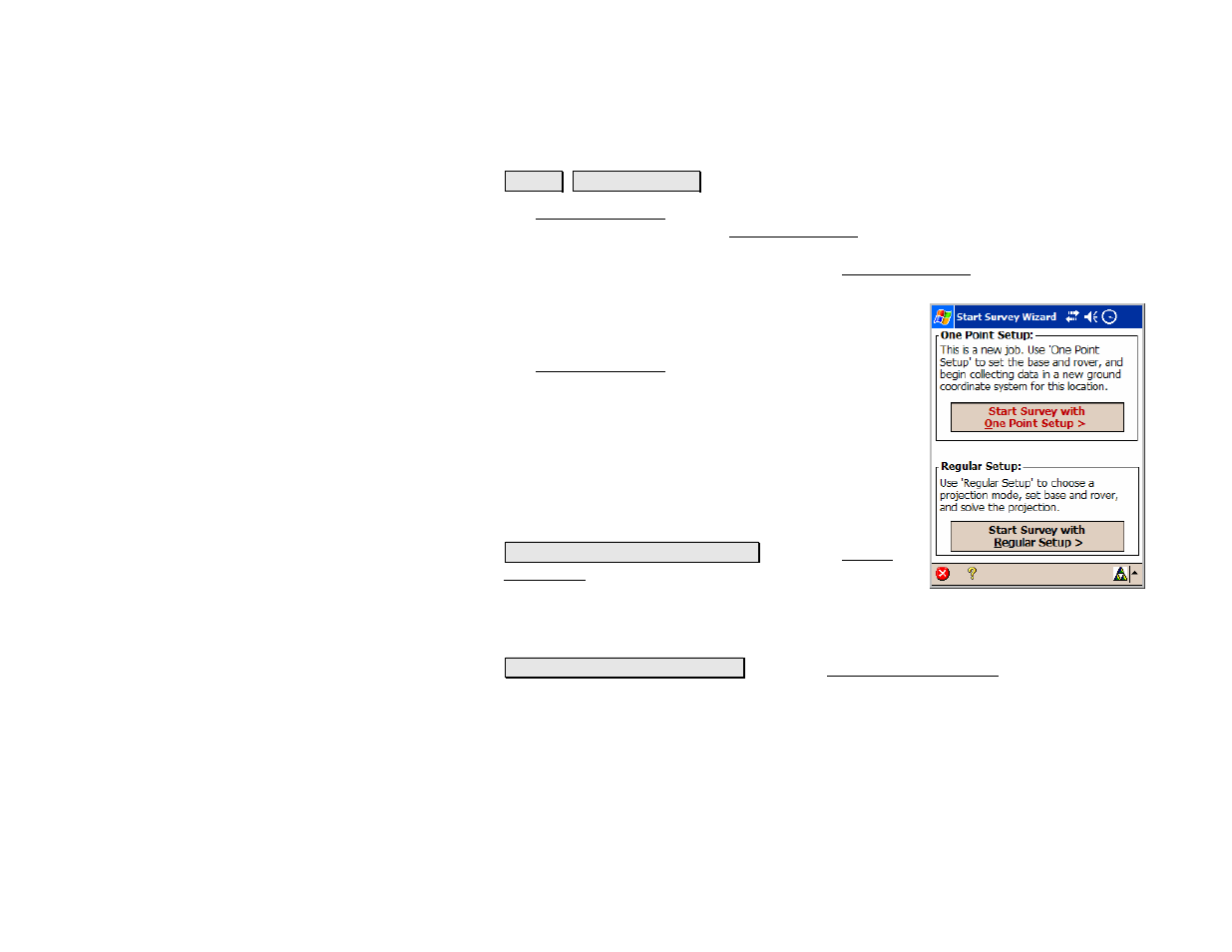 Start gps survey | Spectra Precision Survey Pro v4.5 Recon and Nomad Reference Manual User Manual | Page 182 / 469