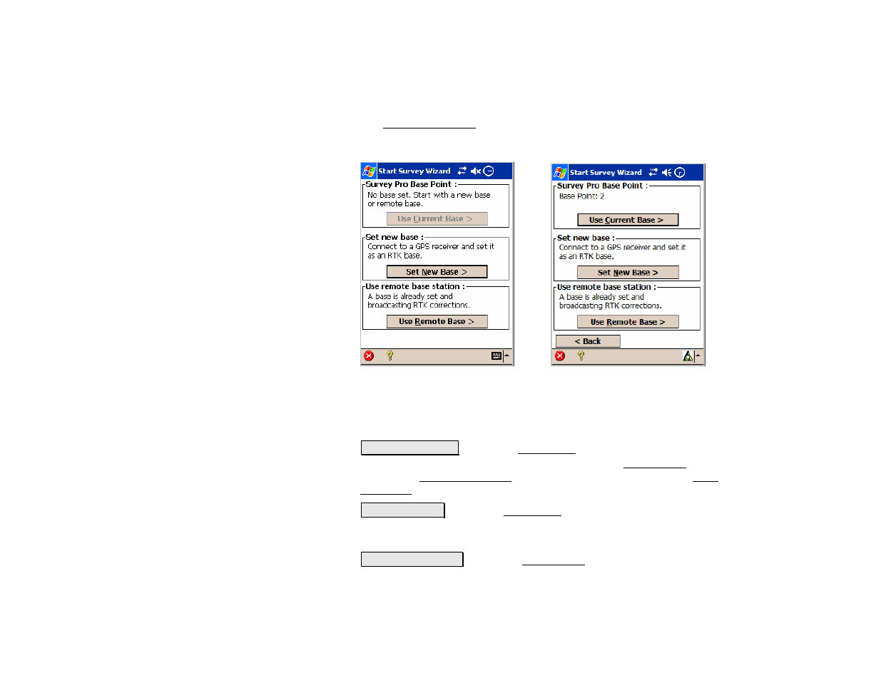 Choose base setup | Spectra Precision Survey Pro v4.5 Recon and Nomad Reference Manual User Manual | Page 184 / 469