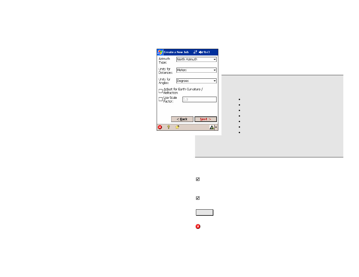 Create a new job 3 | Spectra Precision Survey Pro v4.5 Recon and Nomad Reference Manual User Manual | Page 19 / 469