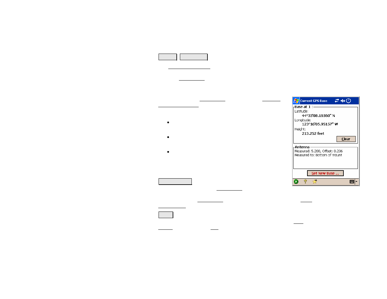 Base setup | Spectra Precision Survey Pro v4.5 Recon and Nomad Reference Manual User Manual | Page 208 / 469