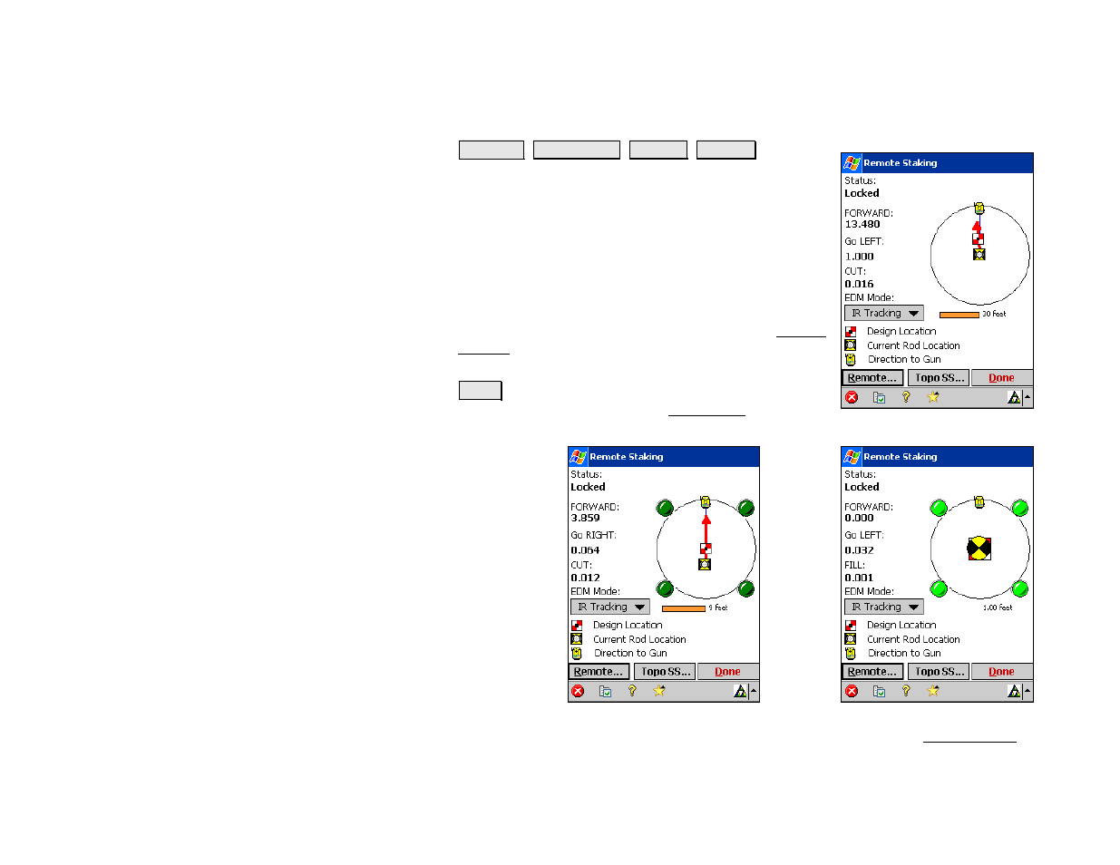 Remote staking | Spectra Precision Survey Pro v4.5 Recon and Nomad Reference Manual User Manual | Page 282 / 469