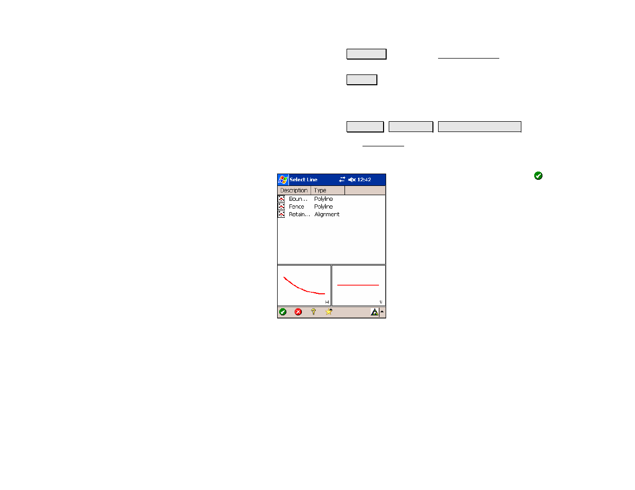 Choose a centerline | Spectra Precision Survey Pro v4.5 Recon and Nomad Reference Manual User Manual | Page 325 / 469
