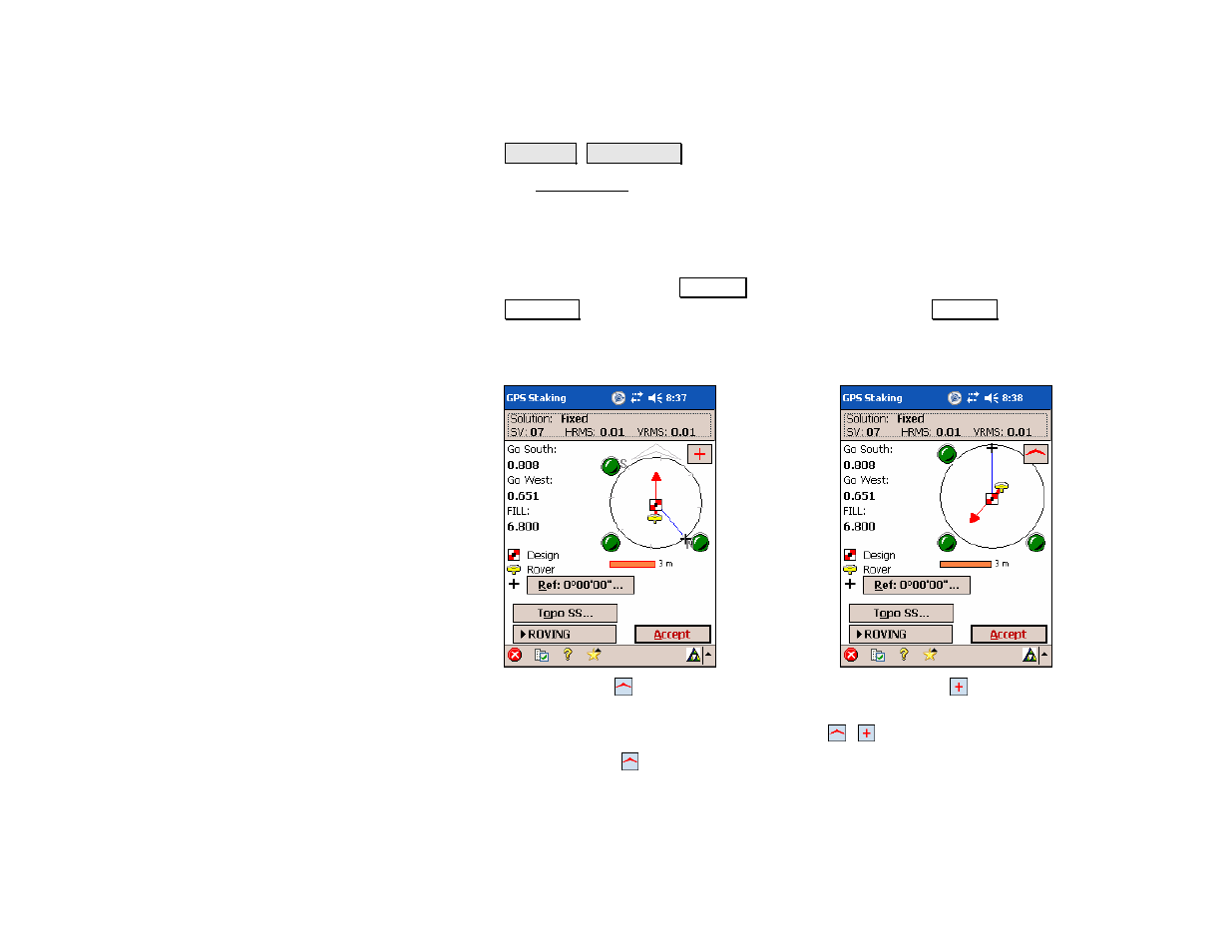 Stake points | Spectra Precision Survey Pro v4.5 Recon and Nomad Reference Manual User Manual | Page 338 / 469