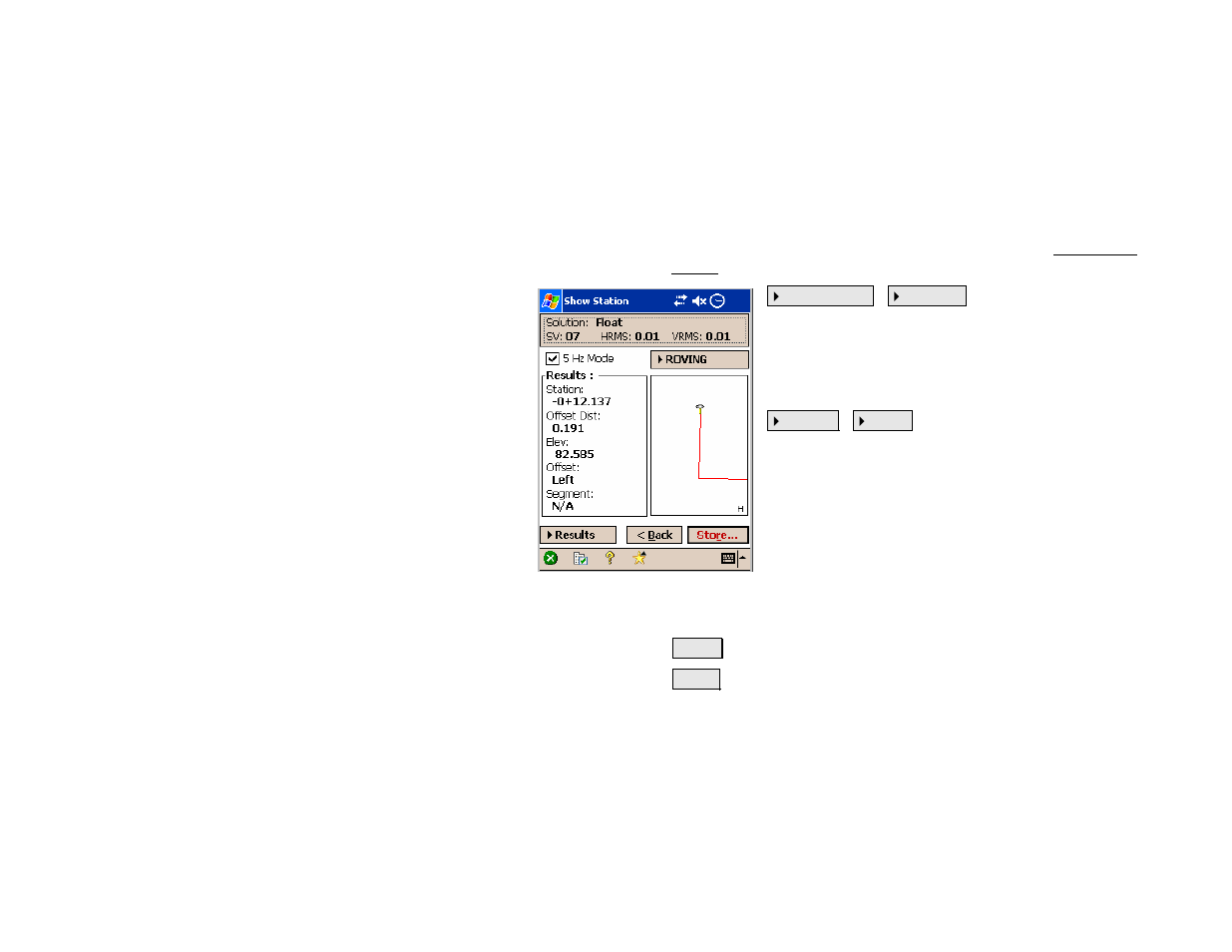 Show station – screen two | Spectra Precision Survey Pro v4.5 Recon and Nomad Reference Manual User Manual | Page 347 / 469