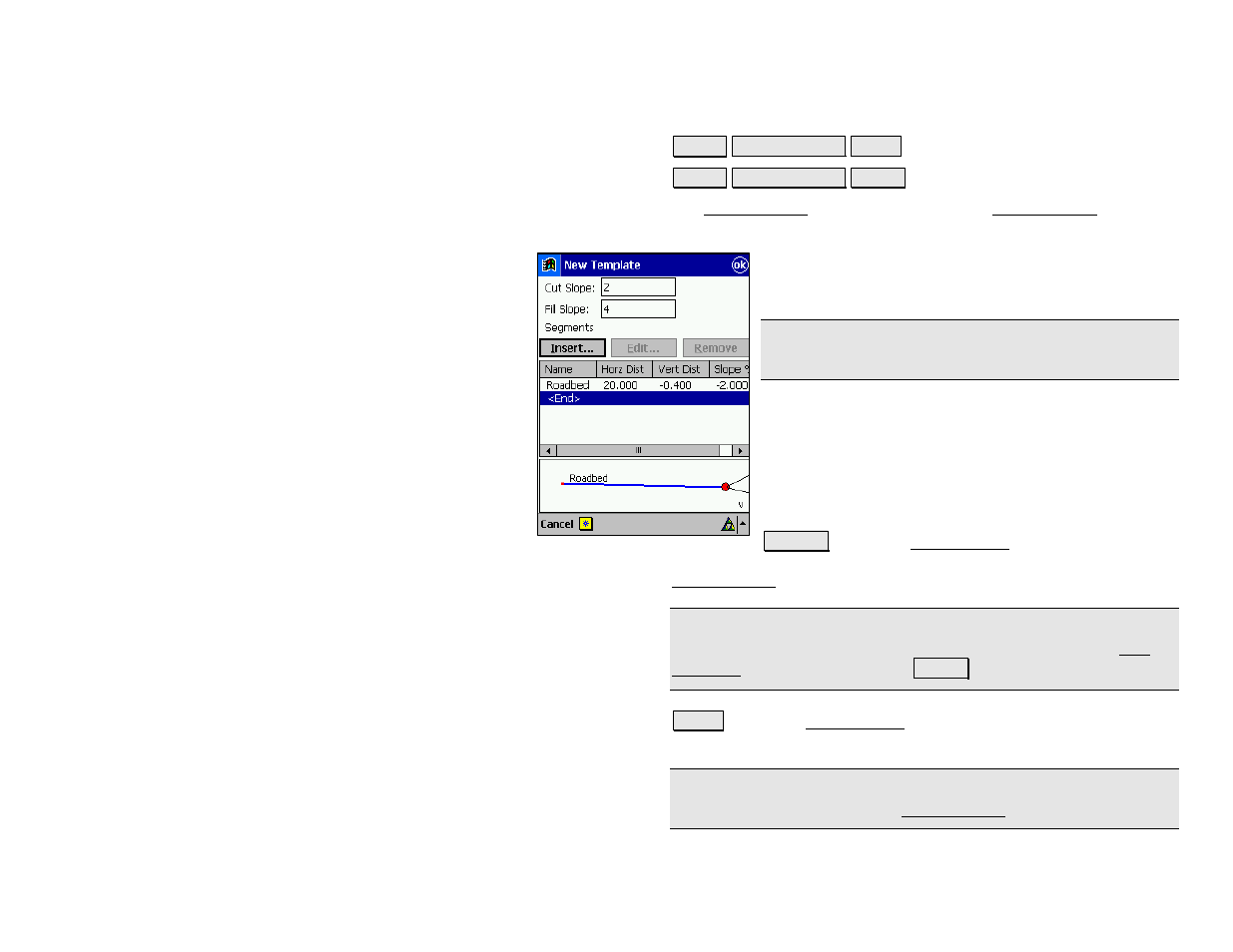 Edit template | Spectra Precision Survey Pro v4.5 Recon and Nomad Reference Manual User Manual | Page 403 / 469