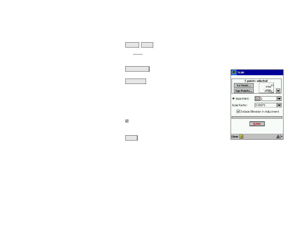 Scale | Spectra Precision Survey Pro v4.5 Recon and Nomad Reference Manual User Manual | Page 432 / 469