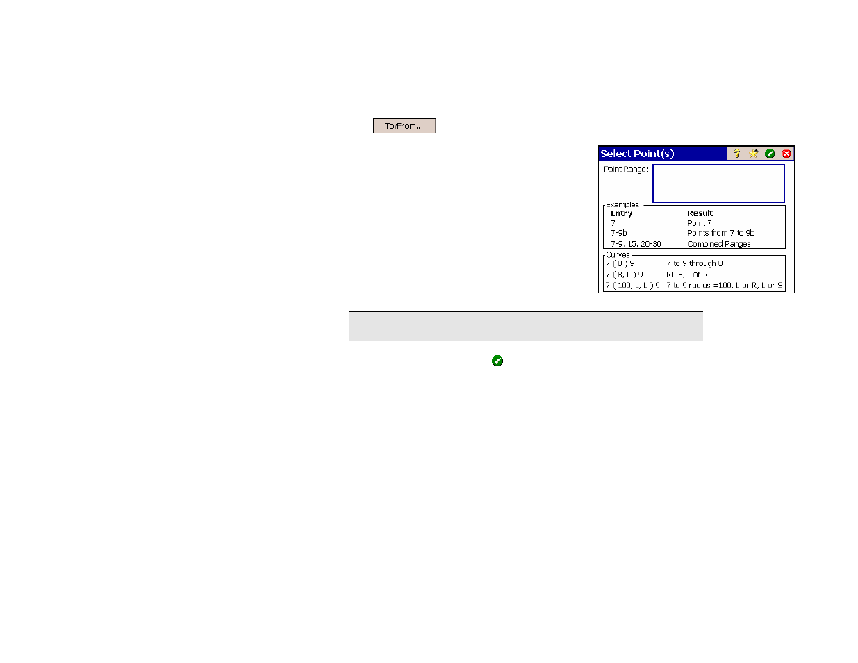 Point list editor | Spectra Precision Survey Pro v4.5 Recon and Nomad Reference Manual User Manual | Page 446 / 469