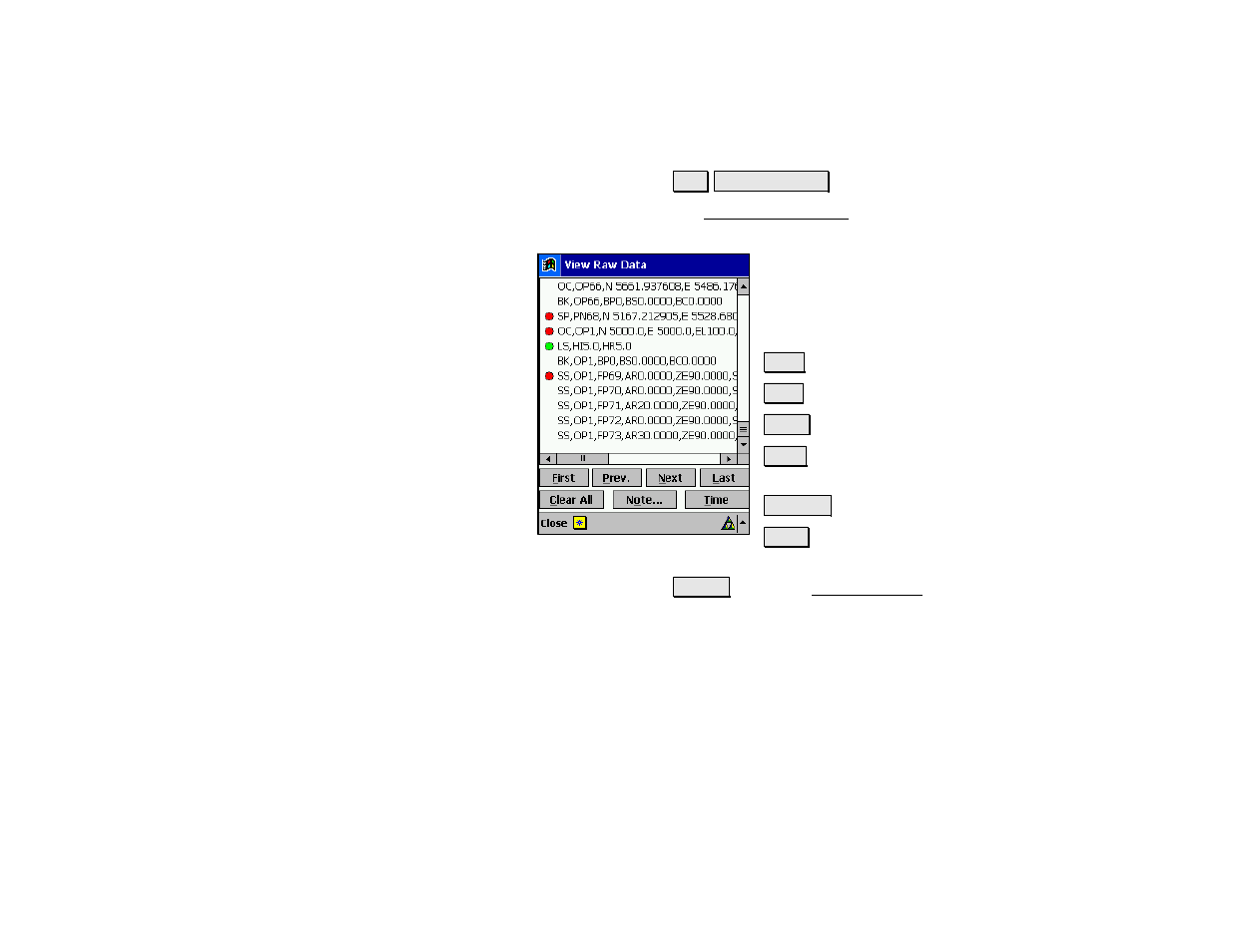 View raw data file | Spectra Precision Survey Pro v4.5 Recon and Nomad Reference Manual User Manual | Page 85 / 469