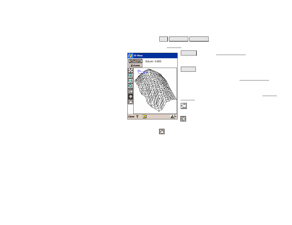 3d view | Spectra Precision Survey Pro v4.5 Recon and Nomad Reference Manual User Manual | Page 91 / 469