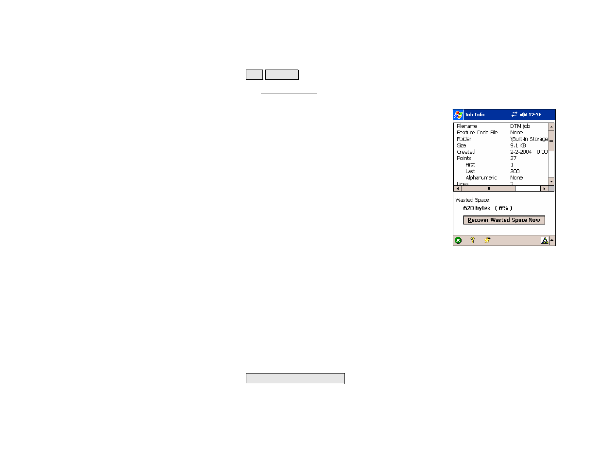 Job information | Spectra Precision Survey Pro v4.5 Recon and Nomad Reference Manual User Manual | Page 94 / 469