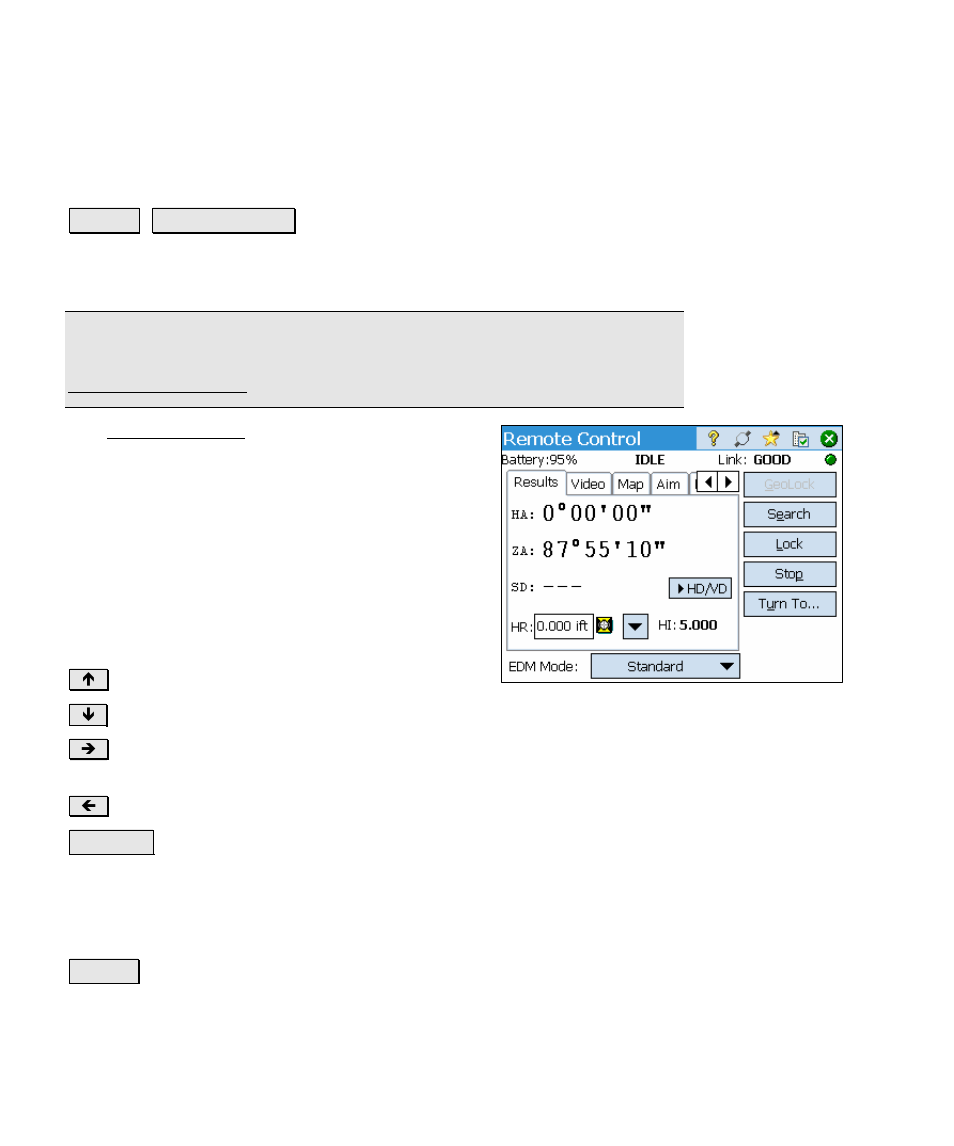 Remote control, Auto collect | Spectra Precision Survey Pro v4.5 Ranger Reference Manual User Manual | Page 170 / 475