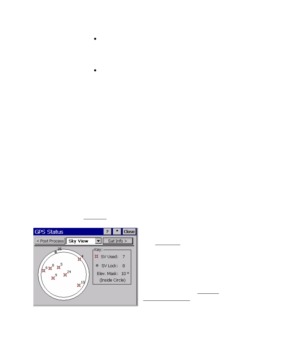 Sky view | Spectra Precision Survey Pro v4.5 Ranger Reference Manual User Manual | Page 183 / 475