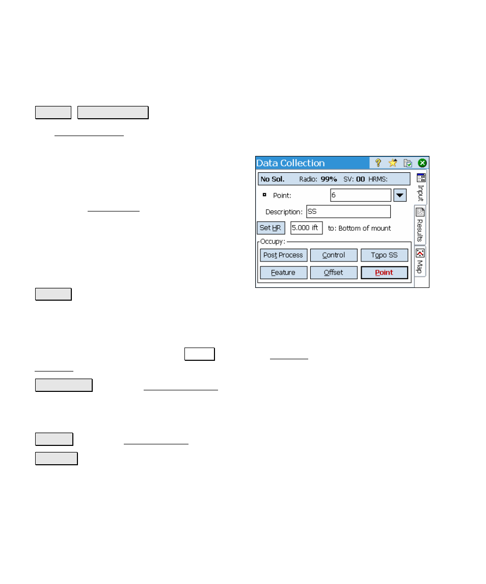 Data collection, Corner & plane | Spectra Precision Survey Pro v4.5 Ranger Reference Manual User Manual | Page 198 / 475