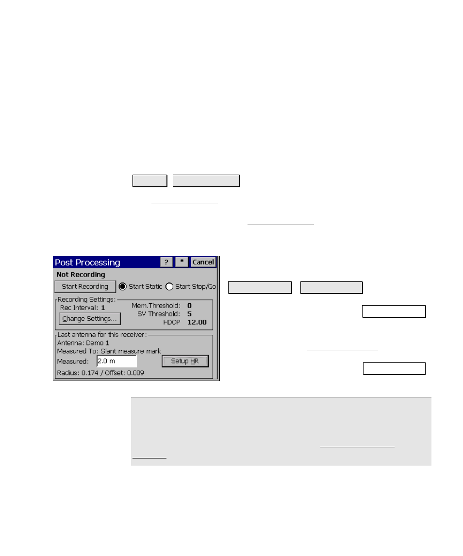 Post processing, Video scan | Spectra Precision Survey Pro v4.5 Ranger Reference Manual User Manual | Page 207 / 475