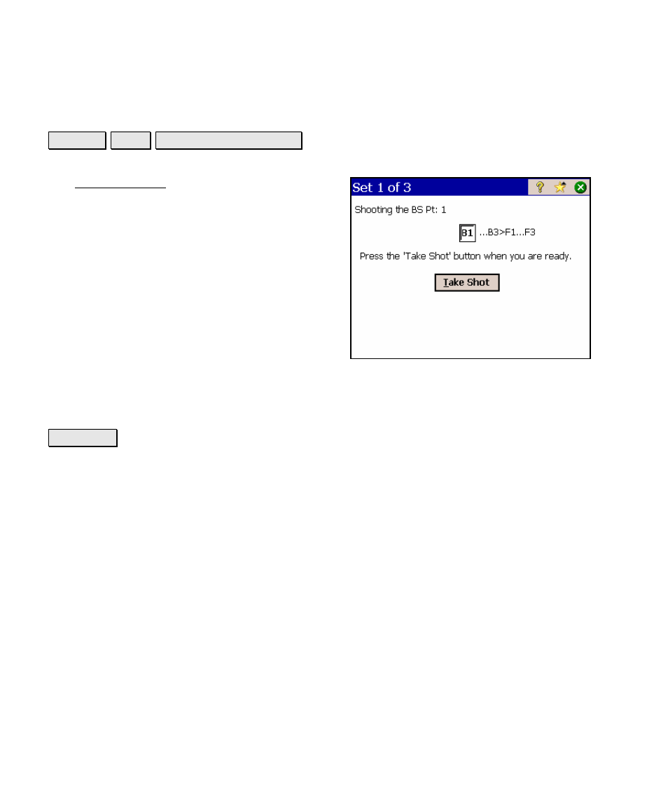 Leveling shots | Spectra Precision Survey Pro v4.5 Ranger Reference Manual User Manual | Page 270 / 475