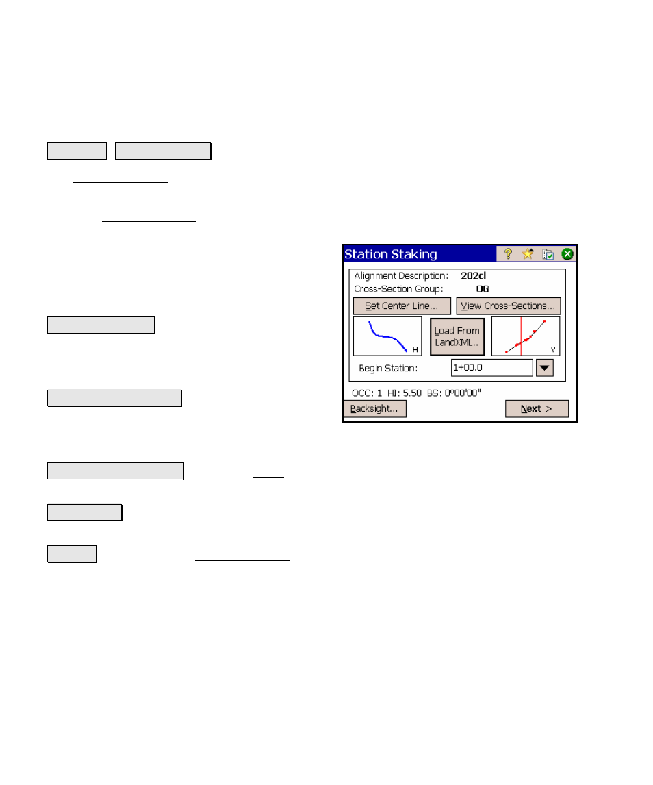 Station staking, Stakeout menu | Spectra Precision Survey Pro v4.5 Ranger Reference Manual User Manual | Page 332 / 475