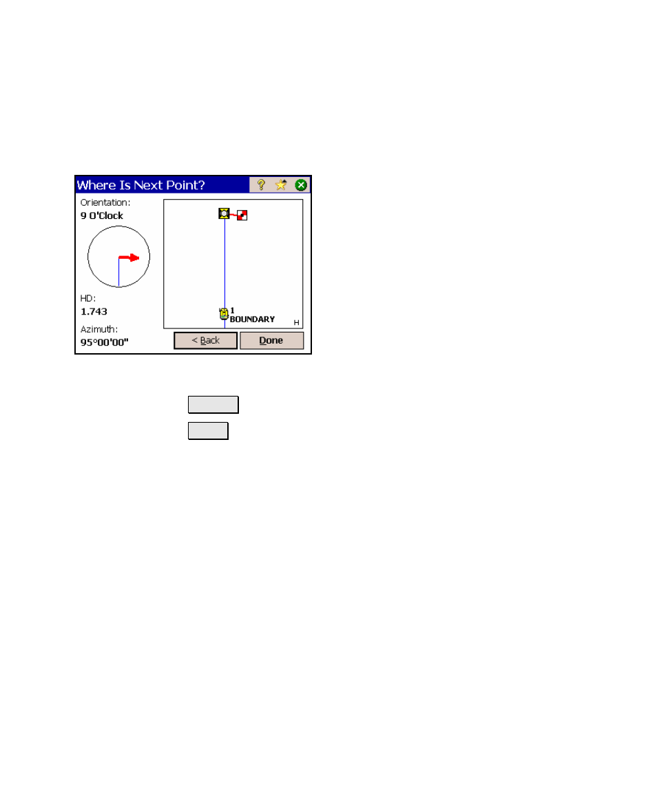 Where is next point – screen two | Spectra Precision Survey Pro v4.5 Ranger Reference Manual User Manual | Page 339 / 475
