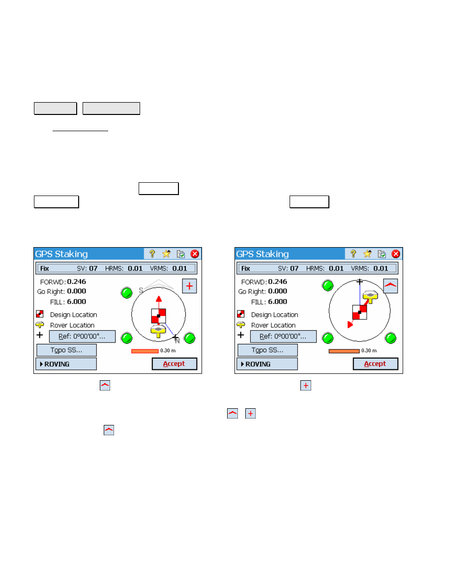 Stake points, Offset staking | Spectra Precision Survey Pro v4.5 Ranger Reference Manual User Manual | Page 342 / 475