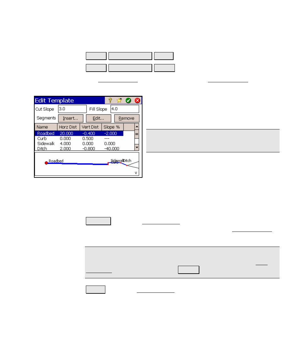 Edit template | Spectra Precision Survey Pro v4.5 Ranger Reference Manual User Manual | Page 409 / 475
