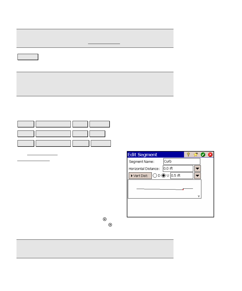 Edit segment | Spectra Precision Survey Pro v4.5 Ranger Reference Manual User Manual | Page 410 / 475