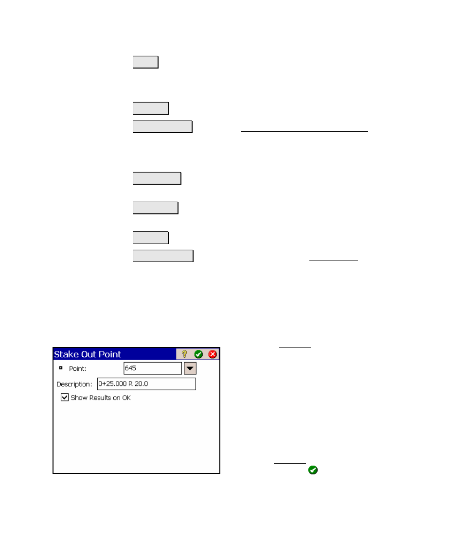 Stake road – screen five | Spectra Precision Survey Pro v4.5 Ranger Reference Manual User Manual | Page 427 / 475