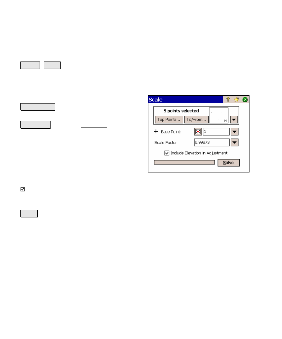 Scale, Straight grade | Spectra Precision Survey Pro v4.5 Ranger Reference Manual User Manual | Page 438 / 475