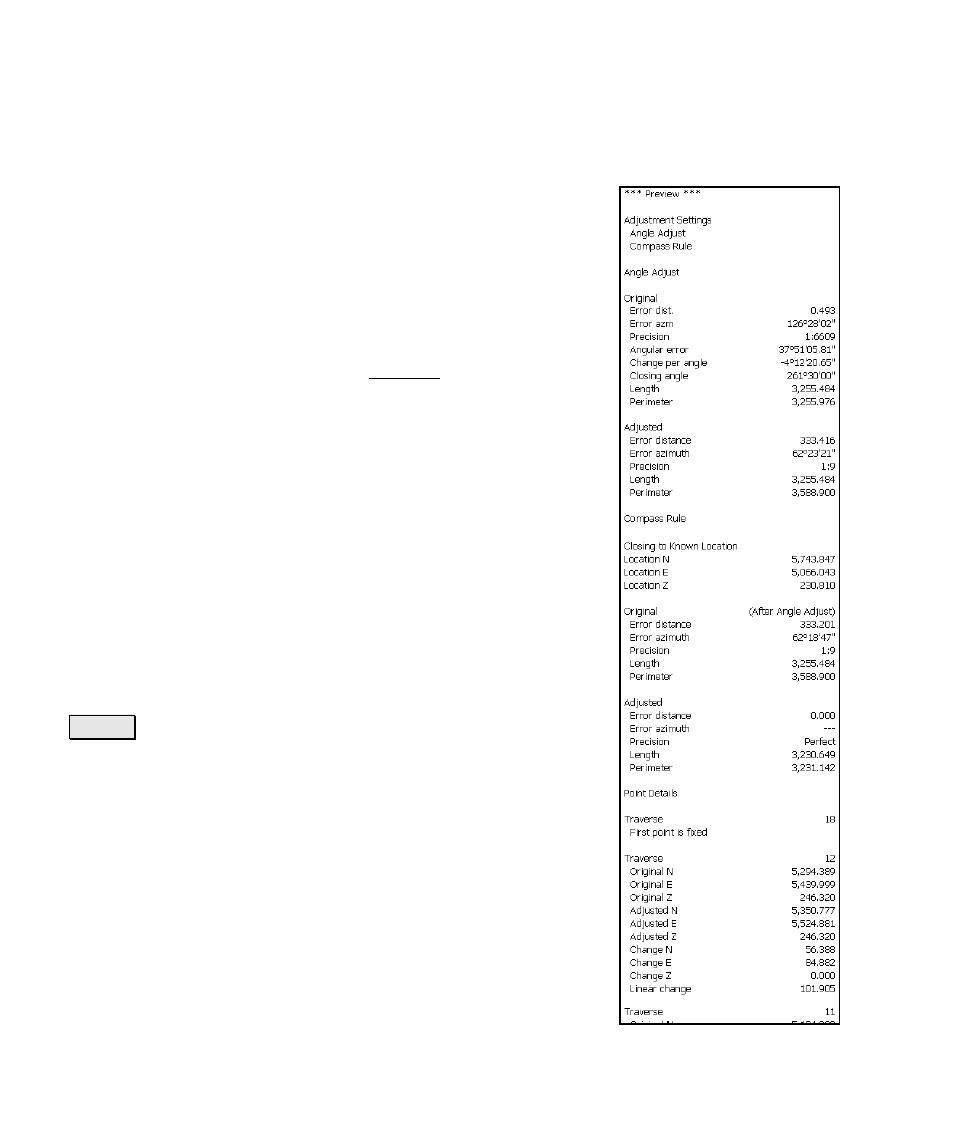 Traverse adjust – results | Spectra Precision Survey Pro v4.5 Ranger Reference Manual User Manual | Page 446 / 475