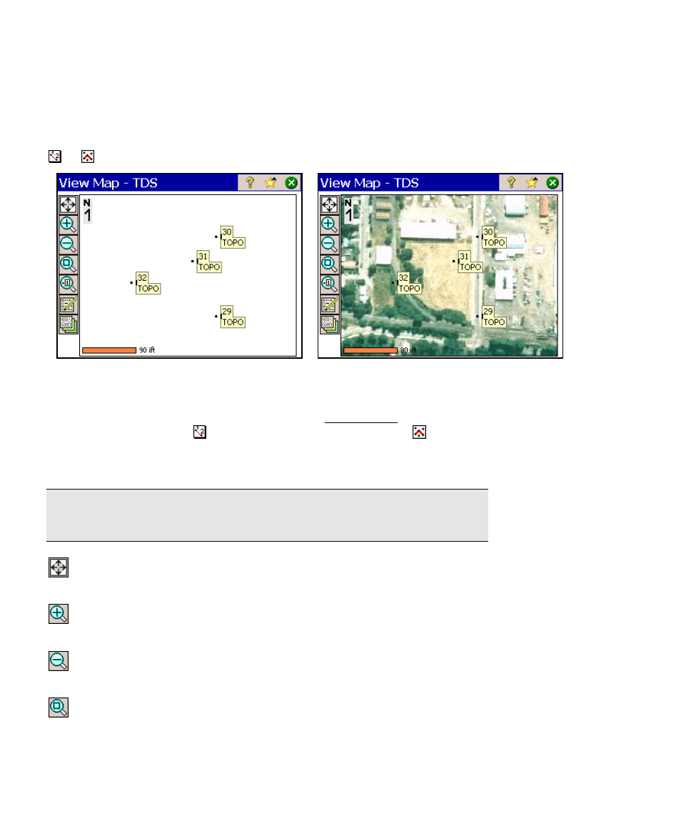 Map view, Station equation | Spectra Precision Survey Pro v4.5 Ranger Reference Manual User Manual | Page 452 / 475